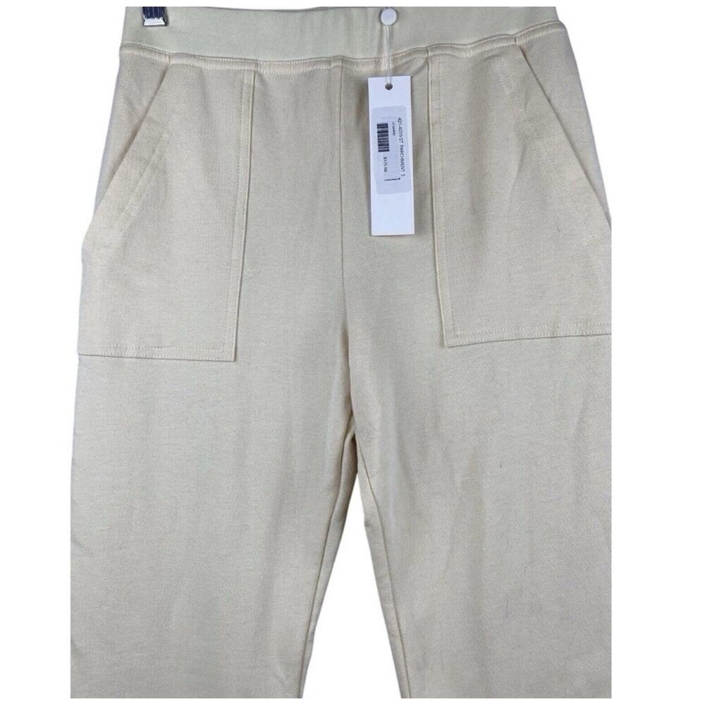 Jonathan Simkhai Standard Parchment Pants NWT Wide Leg Neutral Minimal Small - Picture 2 of 10